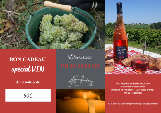 Bon Cadeau Vin 50€