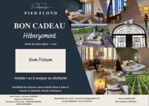 Bon Cadeau hébergement 1 nuit