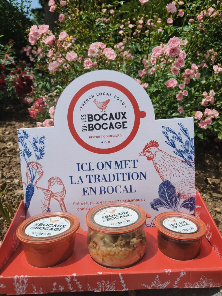 Table dressée - Paniers repas Bocaux du Bocage